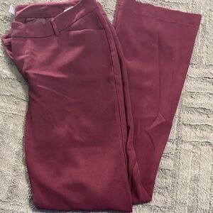Old Navy Women's Flare Pants in Deep Burgundy